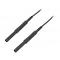 HSPL 8568/AWG16/100/SW; Test lead; 6kVDC; 6kVAC; 16A; 4mm banana plug-4mm banana plug; SCHÜTZINGER HSPL 8568/AWG16/100/SW; Test lead; 6kVDC; 6kVAC; 16A; 4mm banana plug-4mm banana plug; SCHÜTZINGER