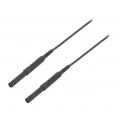 HSPL 8568/AWG16/150/SW; Test lead; 6kVDC; 6kVAC; 16A; 4mm banana plug-4mm banana plug; SCHÜTZINGER HSPL 8568/AWG16/150/SW; Test lead; 6kVDC; 6kVAC; 16A; 4mm banana plug-4mm banana plug; SCHÜTZINGER