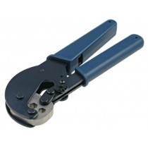 ; Tool: for crimping colaxial / RF connectors; F connectors; 