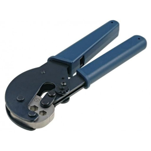 ; Tool: for crimping colaxial / RF connectors; F connectors; 