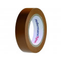 710-00107; Tape: electrical insulating; W: 15mm; L: 10m; Thk: 0.15mm; brown; HELLERMANNTYTON