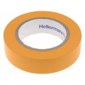 710-00110; Tape: electrical insulating; W: 15mm; L: 10m; Thk: 0.15mm; orange; HELLERMANNTYTON