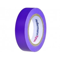 710-00109; Tape: electrical insulating; W: 15mm; L: 10m; Thk: 0.15mm; violet; HELLERMANNTYTON