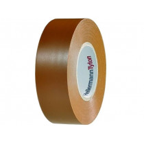 710-00158; Tape: electrical insulating; W: 19mm; L: 25m; Thk: 0.15mm; brown; HELLERMANNTYTON