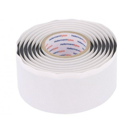 711-10300; Tape: self-amalgamating; black; 38mm; L: 1.5m; Thk: 3.2mm; max.130°C; HELLERMANNTYTON 711-10300; Tape: self-amalgamating; black; 38mm; L: 1.5m; Thk: 3.2mm; max.130°C; HELLERMANNTYTON