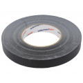 712-00504; Tape: masking; W: 19mm; L: 50m; black; 64N/cm; -30÷80°C; 10%; HELLERMANNTYTON 712-00504; Tape: masking; W: 19mm; L: 50m; black; 64N/cm; -30÷80°C; 10%; HELLERMANNTYTON