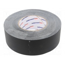 712-00904; Tape: masking; W: 50mm; L: 50m; black; 64N/cm; -30÷80°C; 10%; HELLERMANNTYTON 712-00904; Tape: masking; W: 50mm; L: 50m; black; 64N/cm; -30÷80°C; 10%; HELLERMANNTYTON