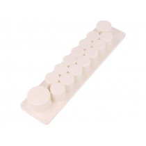 HTP-15-TPE; Multigate grommet; TPE (thermoplastic elastomer); white; IP30; HT HI TECH POLYMERS OY