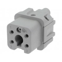 1-1103403-1; Connector: HDC; female; HTS HA; PIN: 5; 4+PE; size 1; 10A; 250V; TE Connectivity 1-1103403-1; Connector: HDC; female; HTS HA; PIN: 5; 4+PE; size 1; 10A; 250V; TE Connectivity