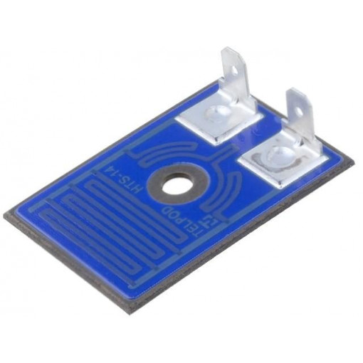 HTS-14-12-40-3/4.8; Resistor: thick film; heating; screw; 40W; Temp: -40÷200°C; H: 1mm; TELPOD HTS-14-12-40-3/4.8; Resistor: thick film; heating; screw; 40W; Temp: -40÷200°C; H: 1mm; TELPOD