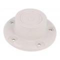 HTX-1-TPE; Grommet; TPE (thermoplastic elastomer); light grey; Holes no: 1; HT HI TECH POLYMERS OY