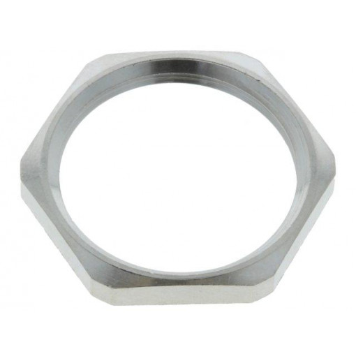 1.161.1300.01; Nut; PG13,5; brass; nickel; Thk: 3mm; Spanner: 23mm; Thread: PG; HUMMEL