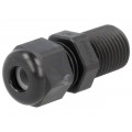 1.209.0701.61; Cable gland; with long thread; PG7; IP68; Mat: polyamide; black; HUMMEL