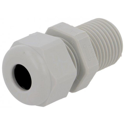 1.209.0900.60; Cable gland; with long thread; PG9; IP68; Mat: polyamide; UL94V-0; HUMMEL