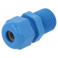 1.209.1602.31; Cable gland; with long thread; M16; IP68; Mat: polyamide; blue; HUMMEL