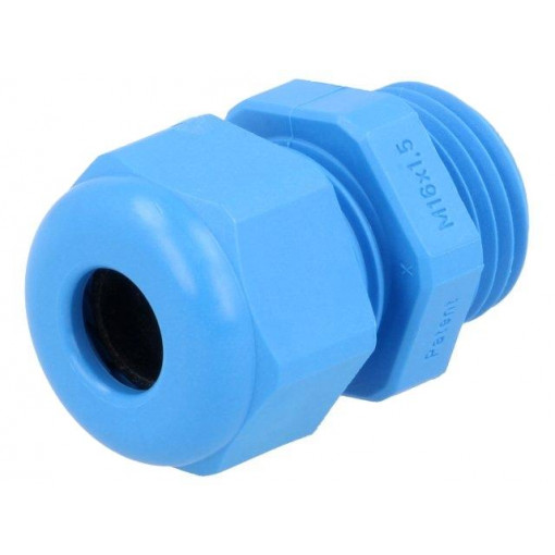 1.209.1602.50; Cable gland; M16; IP68; Mat: polyamide; blue; UL94V-0; HUMMEL