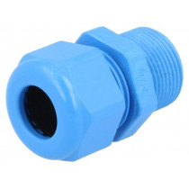 1.209.1602.60; Cable gland; with long thread; PG16; IP68; Mat: polyamide; blue; HUMMEL
