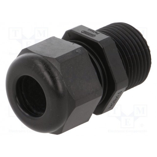 1.209.2001.30; Cable gland; with long thread; M20; IP68; Mat: polyamide; black; HUMMEL