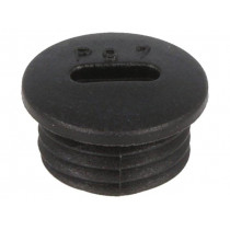 1.251.0701.11; Stopper; PG7; IP54; Mat: polyamide; black; Man.series: V-N-FS; HUMMEL