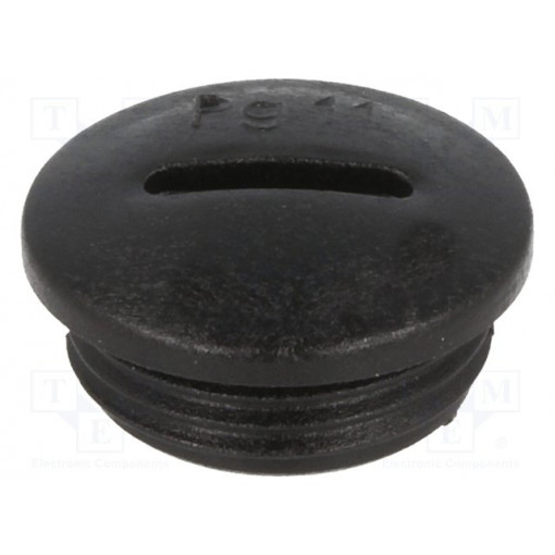 1.251.1101.11; Stopper; PG11; IP54; Mat: polyamide; black; Man.series: V-N-FS; HUMMEL