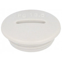 1.251.1300.11; Stopper; PG13,5; IP54; Mat: polyamide; grey; Man.series: V-N-FS; HUMMEL