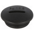 1.251.1301.11; Stopper; PG13,5; IP54; Mat: polyamide; black; Man.series: V-N-FS; HUMMEL