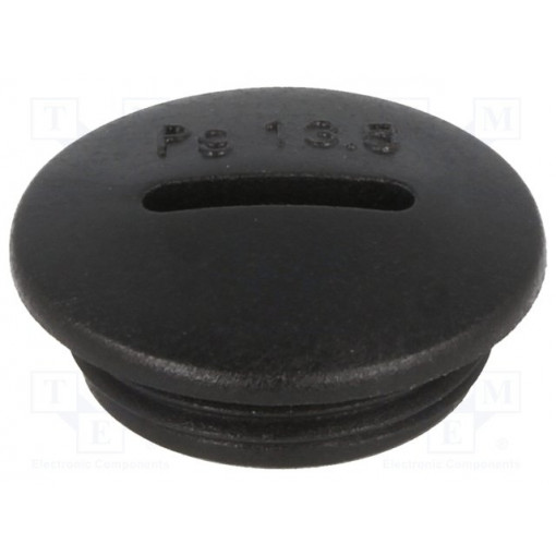 1.251.1301.11; Stopper; PG13,5; IP54; Mat: polyamide; black; Man.series: V-N-FS; HUMMEL