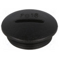 1.251.1601.11; Stopper; PG16; IP54; Mat: polyamide; black; Man.series: V-N-FS; HUMMEL