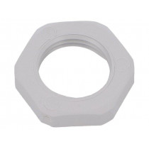 1.262.0900.11; Nut; PG9; polyamide; UL94V-0; Thk: 5mm; Spanner: 22mm; grey; HUMMEL