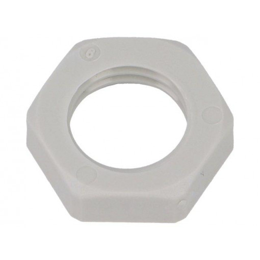 1.262.1200.50; Nut; M12; polyamide; UL94V-0; Thk: 5mm; Spanner: 17mm; grey; HUMMEL
