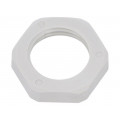 1.262.1600.50; Nut; M16; polyamide; UL94V-0; Thk: 5mm; Spanner: 17mm; grey; HUMMEL
