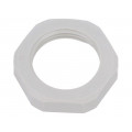 1.262.2000.50; Nut; M20; polyamide; UL94V-0; Thk: 6mm; Spanner: 27mm; grey; HUMMEL