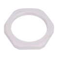 1.262.2900.11; Nut; PG29; polyamide; UL94V-0; Thk: 7mm; Spanner: 46mm; grey; HUMMEL