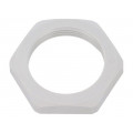 1.262.3200.50; Nut; M32; polyamide; UL94V-0; Thk: 7mm; Spanner: 41mm; grey; HUMMEL