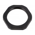 1.262.4001.50; Nut; M40; polyamide; UL94V-0; Thk: 7mm; Spanner: 50mm; black; HUMMEL