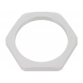 1.262.5000.50; Nut; M50; polyamide; UL94V-0; Thk: 8mm; Spanner: 60mm; grey; HUMMEL