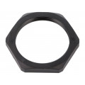 1.262.5001.50; Nut; M50; polyamide; UL94V-0; Thk: 8mm; Spanner: 60mm; black; HUMMEL