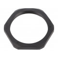1.262.6301.50; Nut; M63; polyamide; UL94V-0; Thk: 8mm; Spanner: 75mm; black; HUMMEL