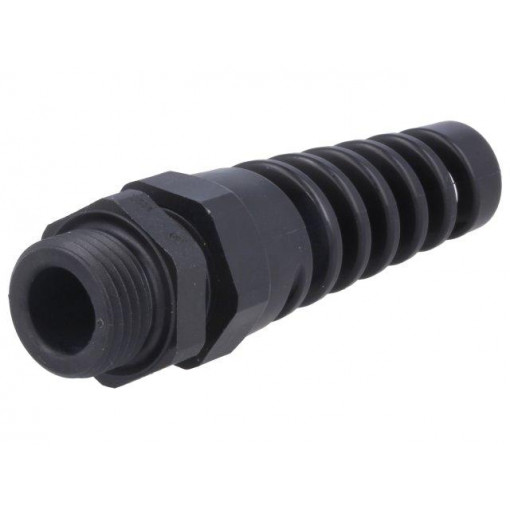 1.293.0901.14; Cable gland; with strain relief; PG9; IP68; Mat: polyamide; black; HUMMEL