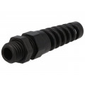 1.293.1201.50; Cable gland; with strain relief; M12; IP68; Mat: polyamide; black; HUMMEL