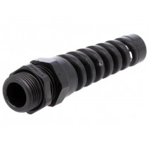 1.293.2001.51; Cable gland; with strain relief; M20; IP68; Mat: polyamide; black; HUMMEL
