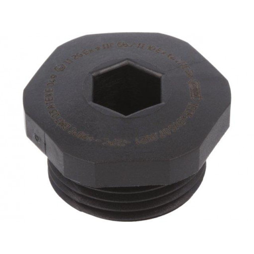 1.297.2001.50; Stopper; M20; IP68; Mat: polyamide; black; Conform to: ATEX Ex; HUMMEL