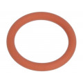 1.321.2500.59; O-ring gasket; VMQ; Thk: 2mm; Øint: 22mm; M25; red; -60÷250°C; HUMMEL