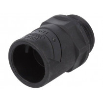 1.511.1101.14; Straight terminal connector; ØBraid : 12mm; polyamide; -20÷80°C; HUMMEL 1.511.1101.14; Straight terminal connector; ØBraid : 12mm; polyamide; -20÷80°C; HUMMEL