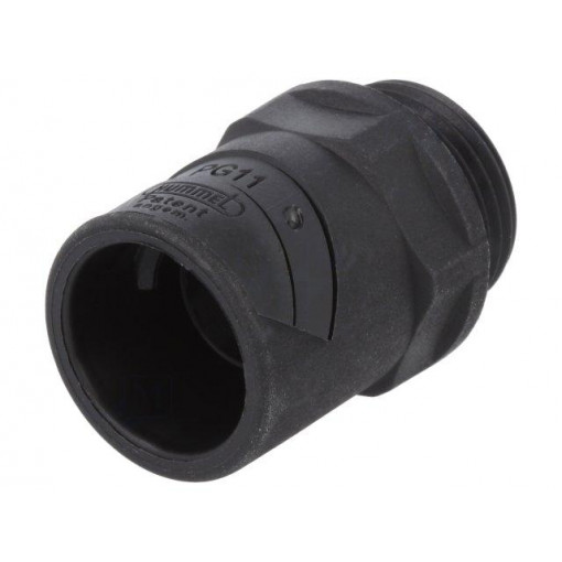 1.511.1101.14; Straight terminal connector; ØBraid : 12mm; polyamide; -20÷80°C; HUMMEL 1.511.1101.14; Straight terminal connector; ØBraid : 12mm; polyamide; -20÷80°C; HUMMEL