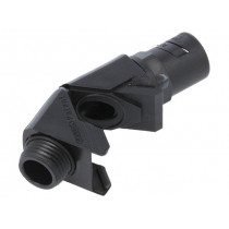 1.513.0901.14; 90° angled connector; ØBraid : 10mm; polyamide; -20÷80°C; HUMMEL 1.513.0901.14; 90° angled connector; ØBraid : 10mm; polyamide; -20÷80°C; HUMMEL