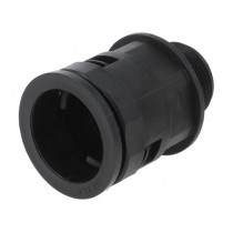 1.533.2501.50; Straight terminal connector; ØBraid : 23mm; polyamide; -20÷80°C; HUMMEL 1.533.2501.50; Straight terminal connector; ØBraid : 23mm; polyamide; -20÷80°C; HUMMEL