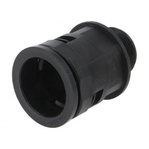 1.533.2501.50; Straight terminal connector; ØBraid : 23mm; polyamide; -20÷80°C; HUMMEL 1.533.2501.50; Straight terminal connector; ØBraid : 23mm; polyamide; -20÷80°C; HUMMEL