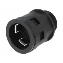 1.533.3201.50; Straight terminal connector; ØBraid : 29mm; polyamide; -20÷80°C; HUMMEL 1.533.3201.50; Straight terminal connector; ØBraid : 29mm; polyamide; -20÷80°C; HUMMEL