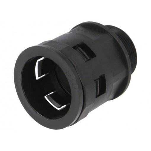 1.533.3201.50; Straight terminal connector; ØBraid : 29mm; polyamide; -20÷80°C; HUMMEL 1.533.3201.50; Straight terminal connector; ØBraid : 29mm; polyamide; -20÷80°C; HUMMEL